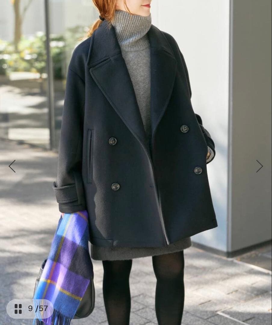 【Spick & Span】38 新品未使用　S160ビーバーPコート