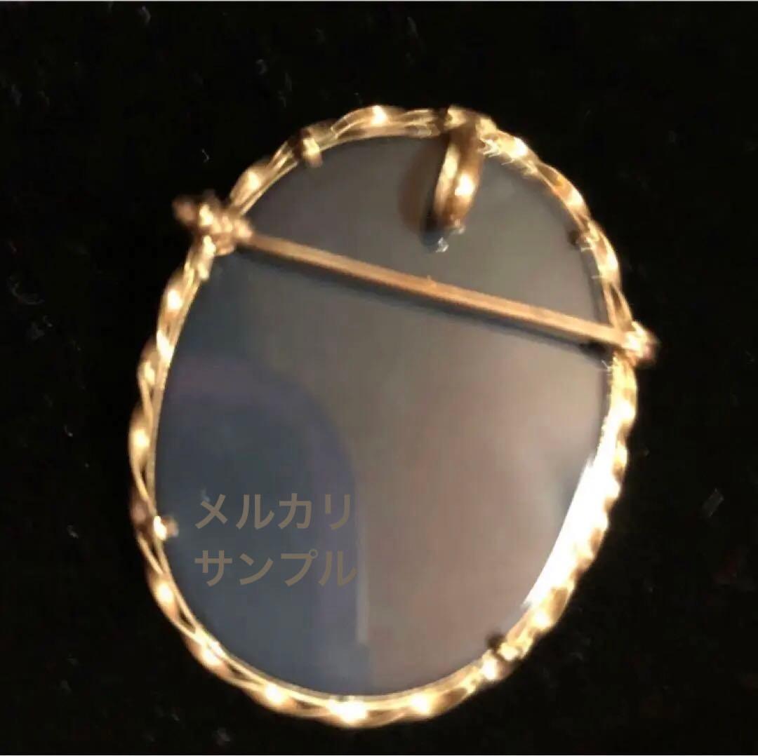 即購入歓迎⭕匿名配送✨送料込‼️カメオ　ブローチ　犬　ヨーキー　ヨークシャーテリア