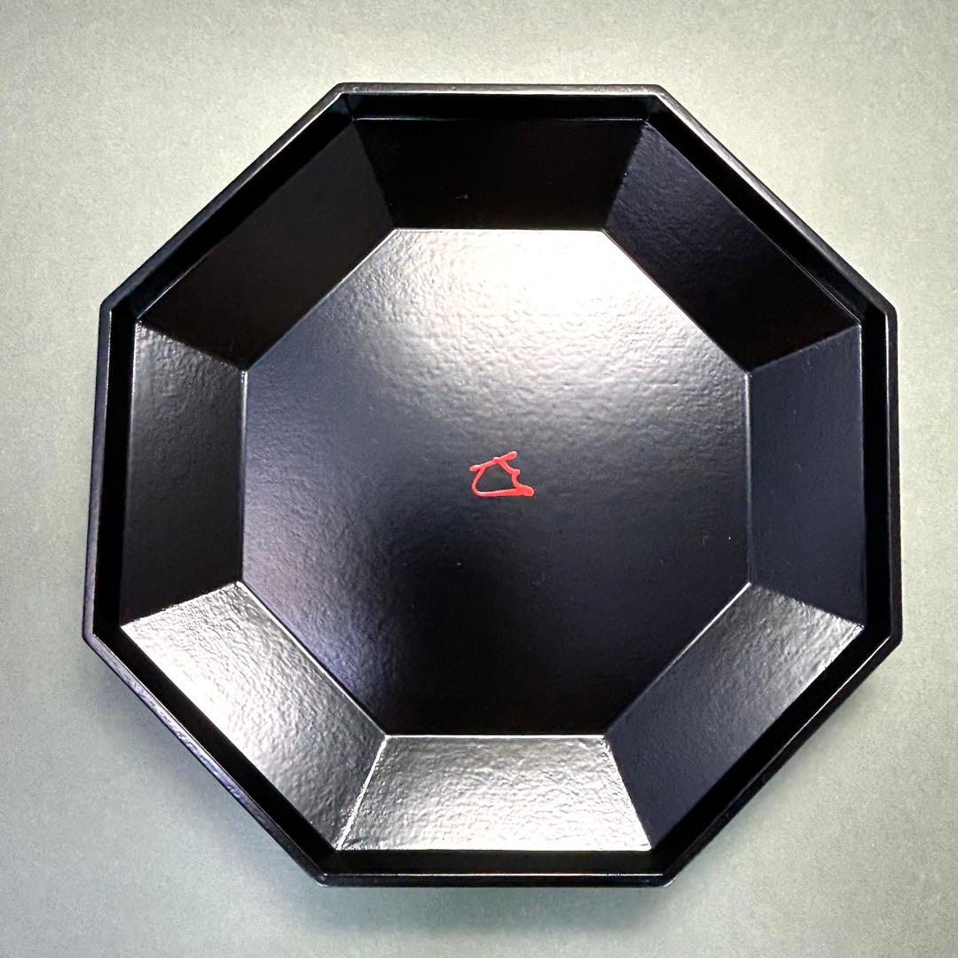 食籠　『上杉満樹　而妙斎書付』　八角食篭　蒔絵　漆器　お茶道具　書付箱　工芸品