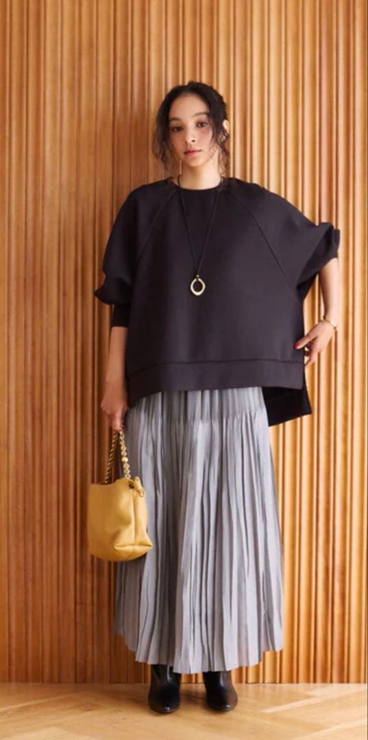 オアーノ　スウェットプルオーバー　ブラック　M