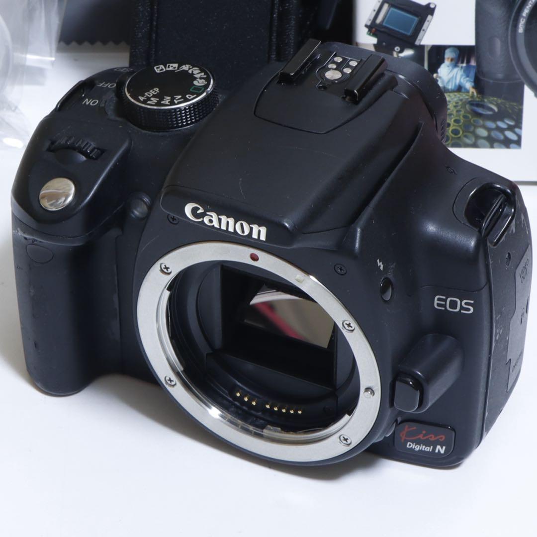 ★スマホに送れる一眼レフ★WiFi&望遠★ キャノン EOS Kiss Nセット