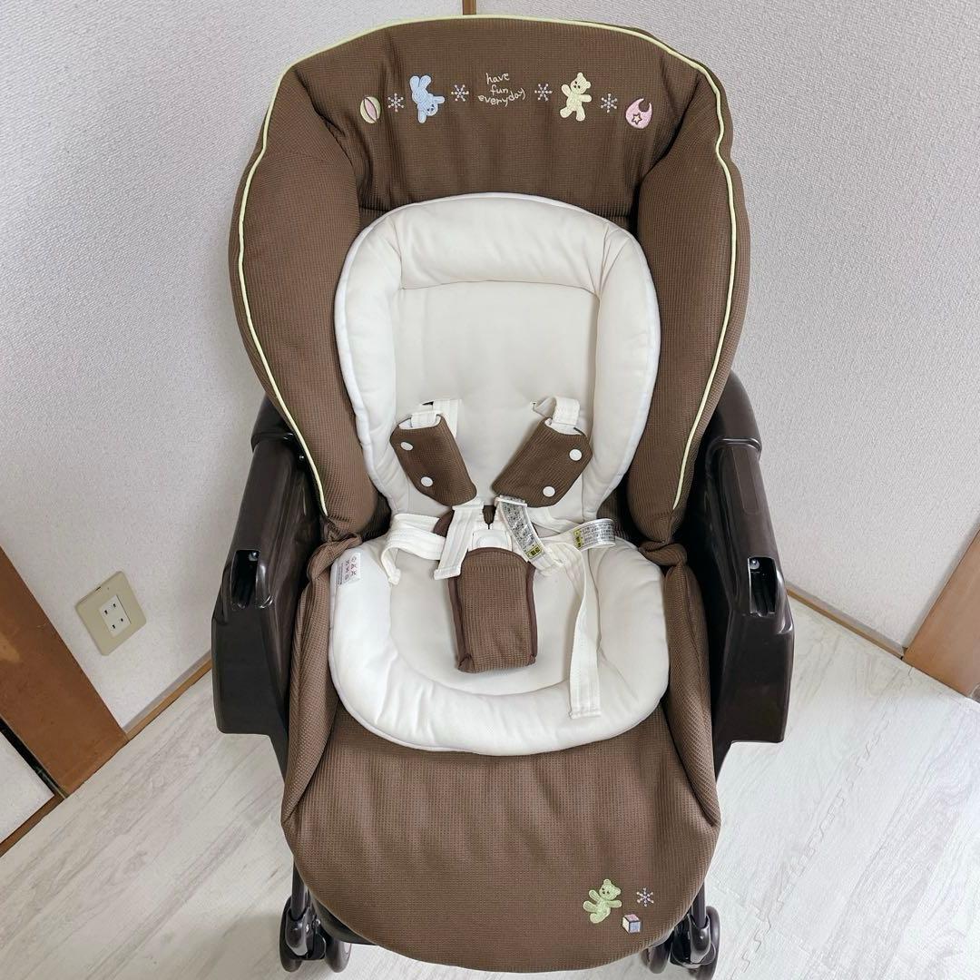 美品 Aprica ユラリズム クッション EW くまさんといっしょ 78738