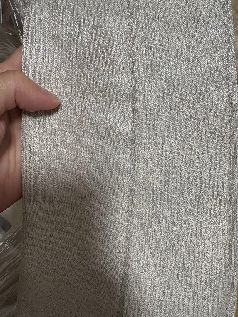 新品未使用 グレー系　ベージュ系　ドレープカーテン