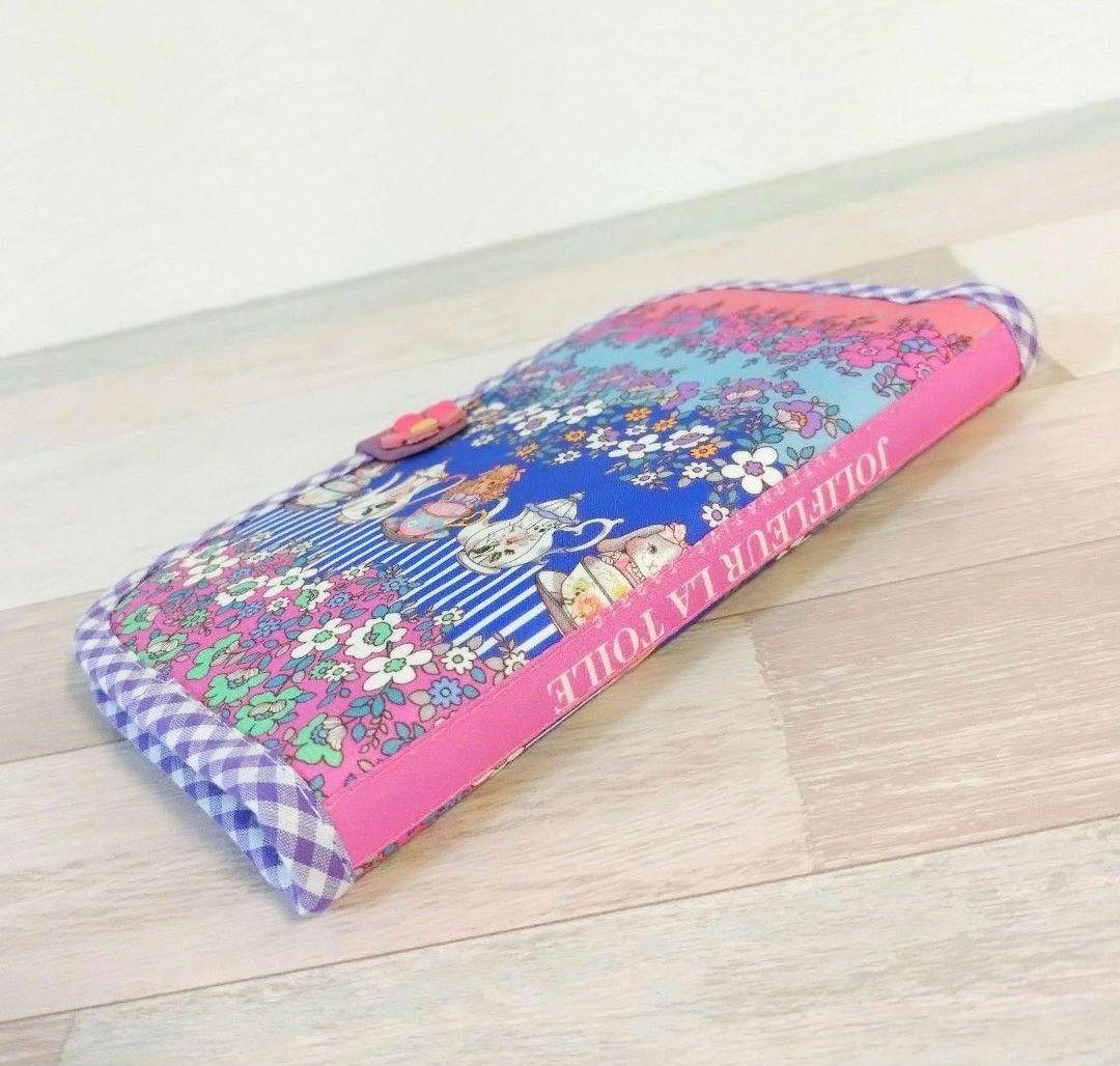 専用☆サイドポケットぷっくりバッグ＆ストラップ＆マルチケース☆ ジョリーフルール