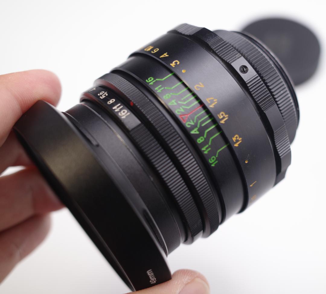 36 　新品同様　ぐるぐるボケレンズ　ヘリオス　44-2　M42アダプター付