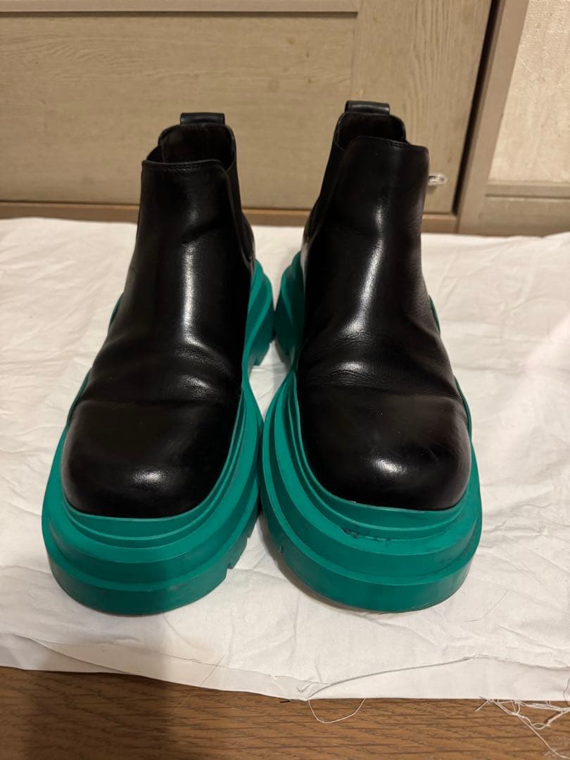 ボッテガヴェネタ　タイヤブーツ 42 グリーン