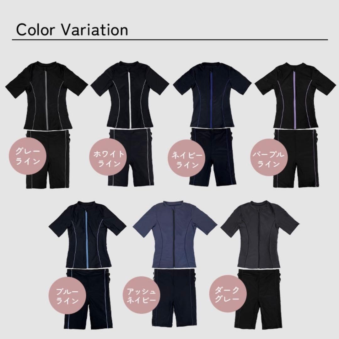 フィットネス水着 3点セット キャップ付き