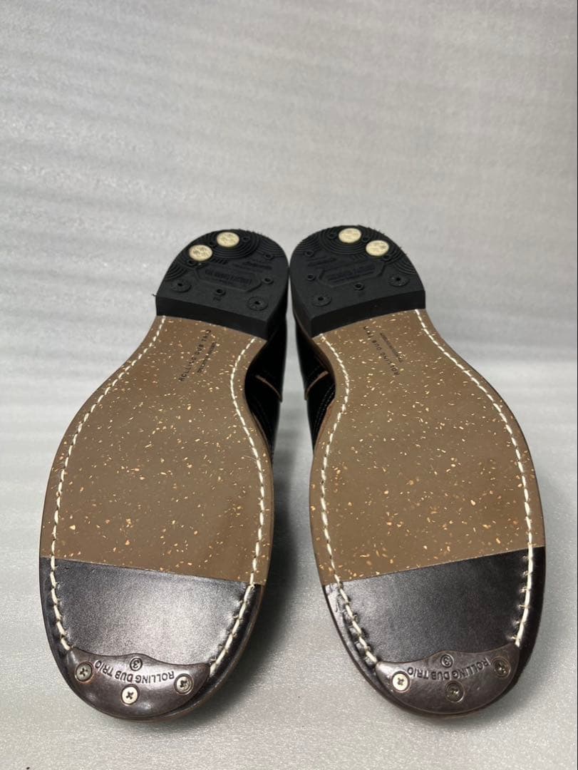 靴 ROLLING DUB TRIO COUPEN BLACK HORSEHIDE