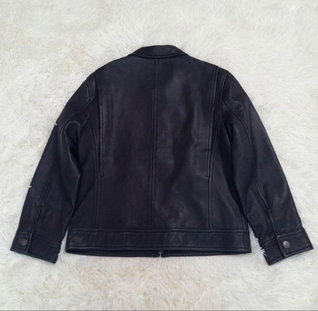 【極美品】BURBERRY LONDON ラムレザー レザージャケット Sサイズ