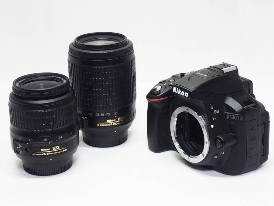 ■美品■ Nikon D5300 ダブルレンズセット 《 S数8364回