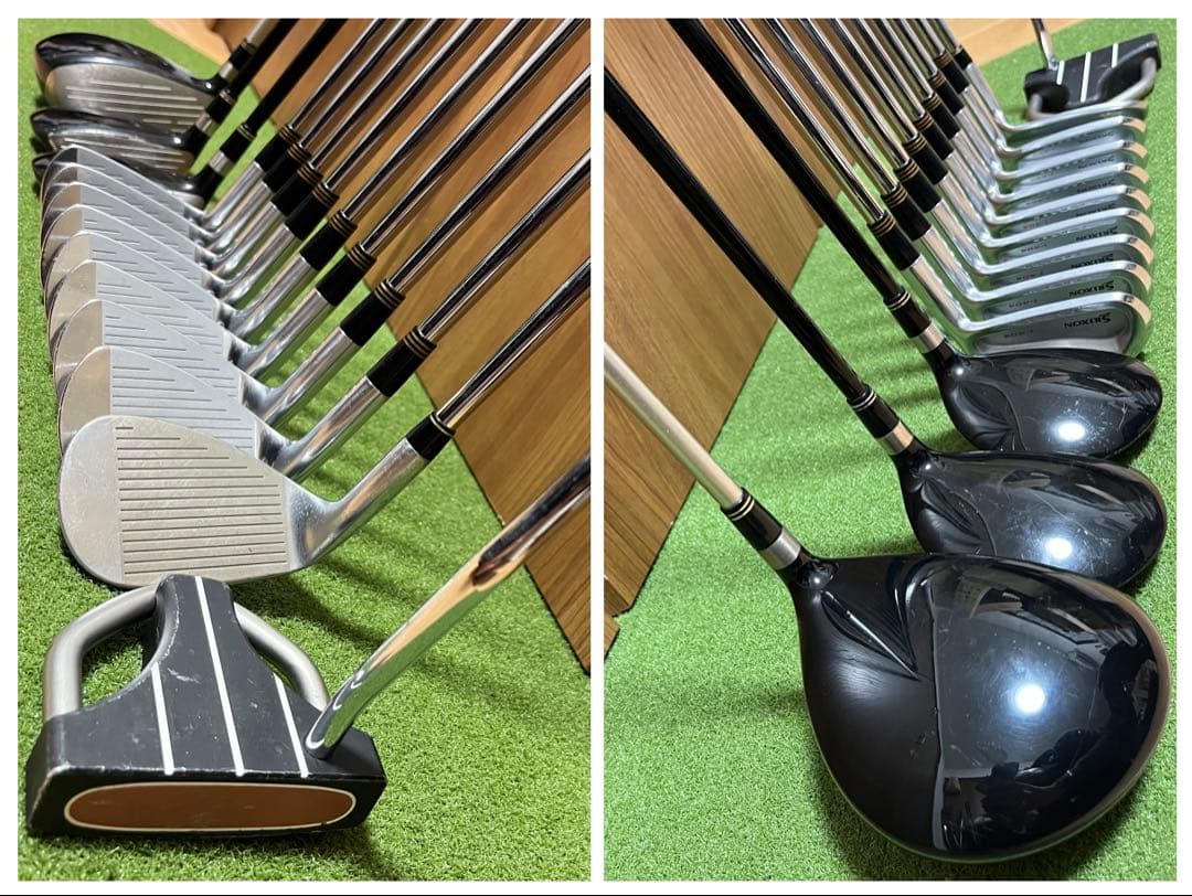 【SRIXON】ゴルフクラブ13本 フルセット キャディバッグ他 おまけ多数 男
