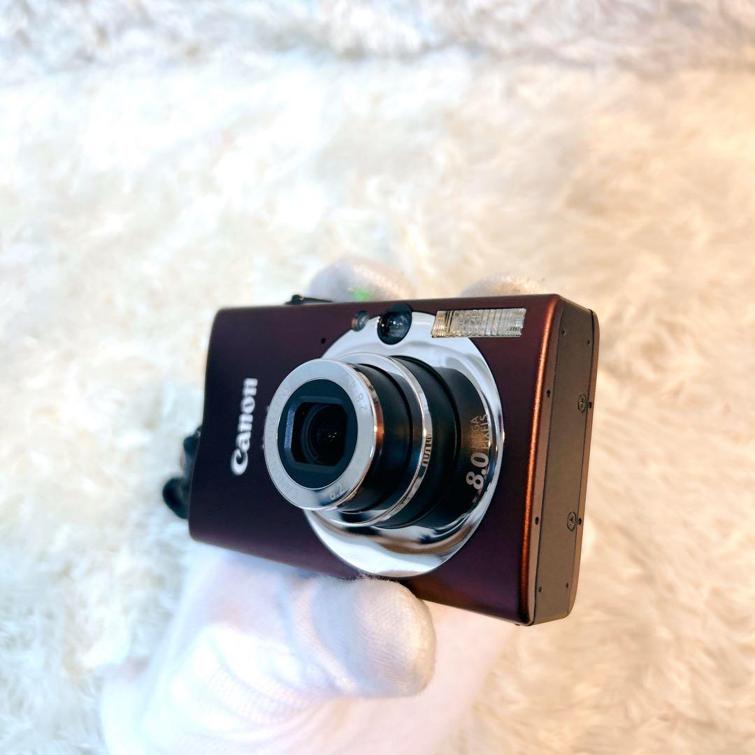 極美品 動作確認済 Canon IXY 20IS ブラウン デジカメ バッテリー