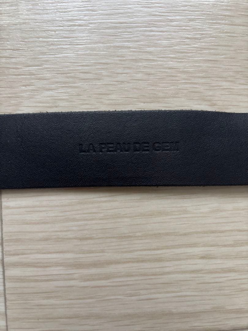 ★m25★ラポドゥジェムdouble face leather belt