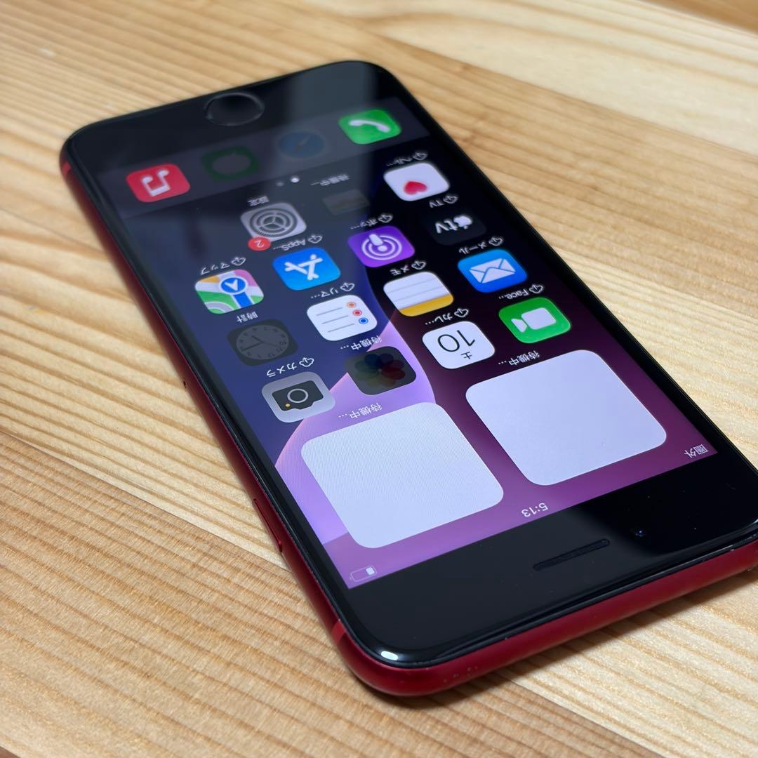 K*N様 おまけつき！バッテリー新品　iPhoneSE第3世代64GB SIMフ