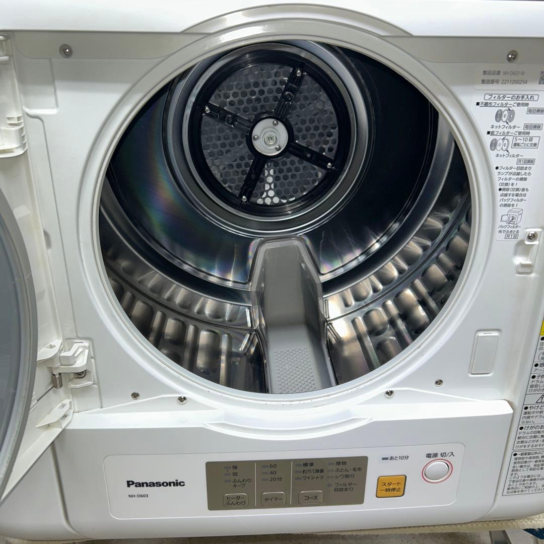 2022年製　洗浄清掃済み　美品　パナソニック　衣類乾燥機　NH-D403