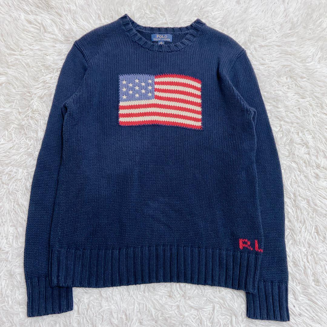 キミ　POLO RALPH LAUREN 星条旗 ニット　セーター