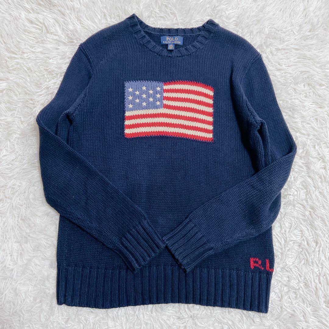 キミ　POLO RALPH LAUREN 星条旗 ニット　セーター