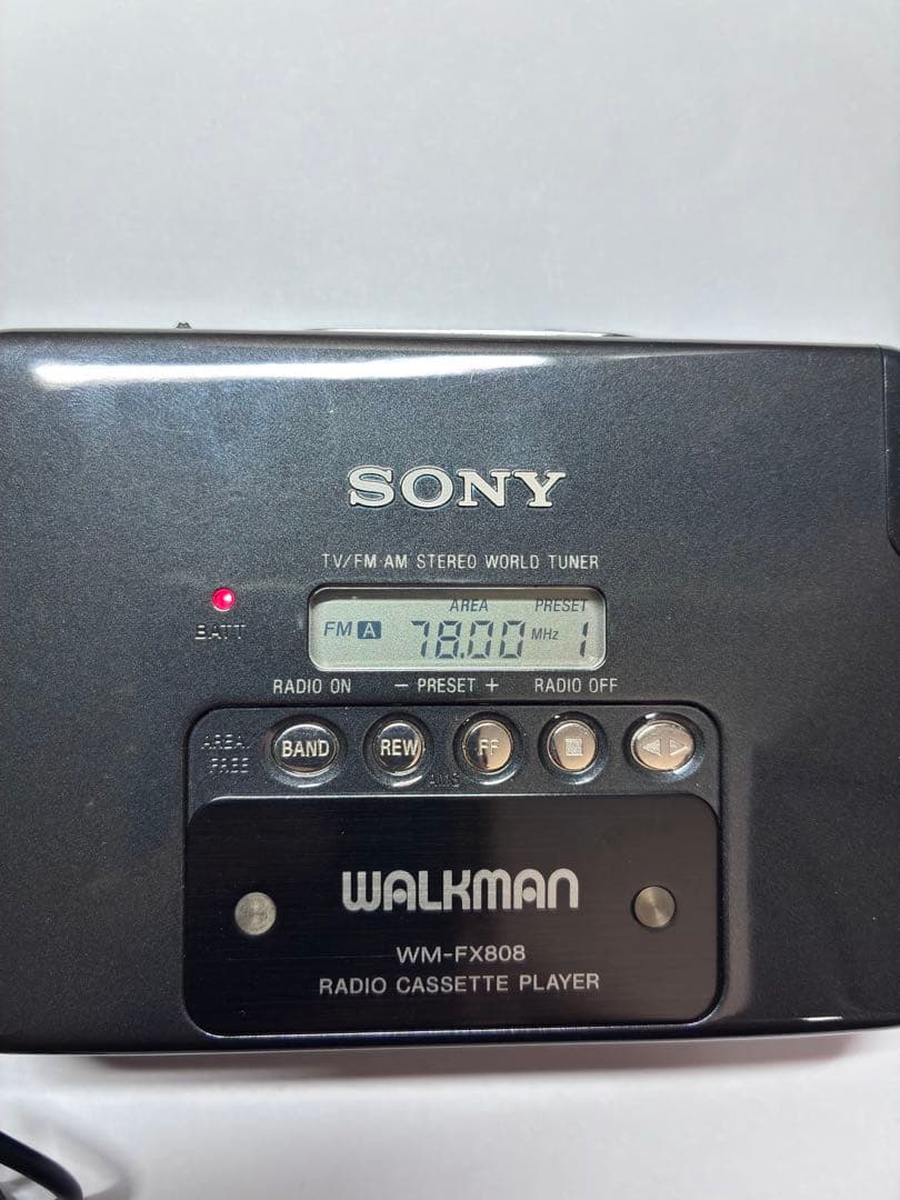 SONY WM-FX808ラジオカセットプレーヤー,動作品.美品