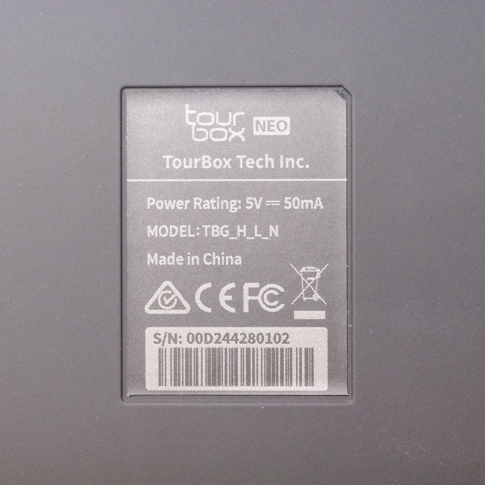 【極美品】TourBox NEO 左手デバイス 画像・動画編集 イラスト制作