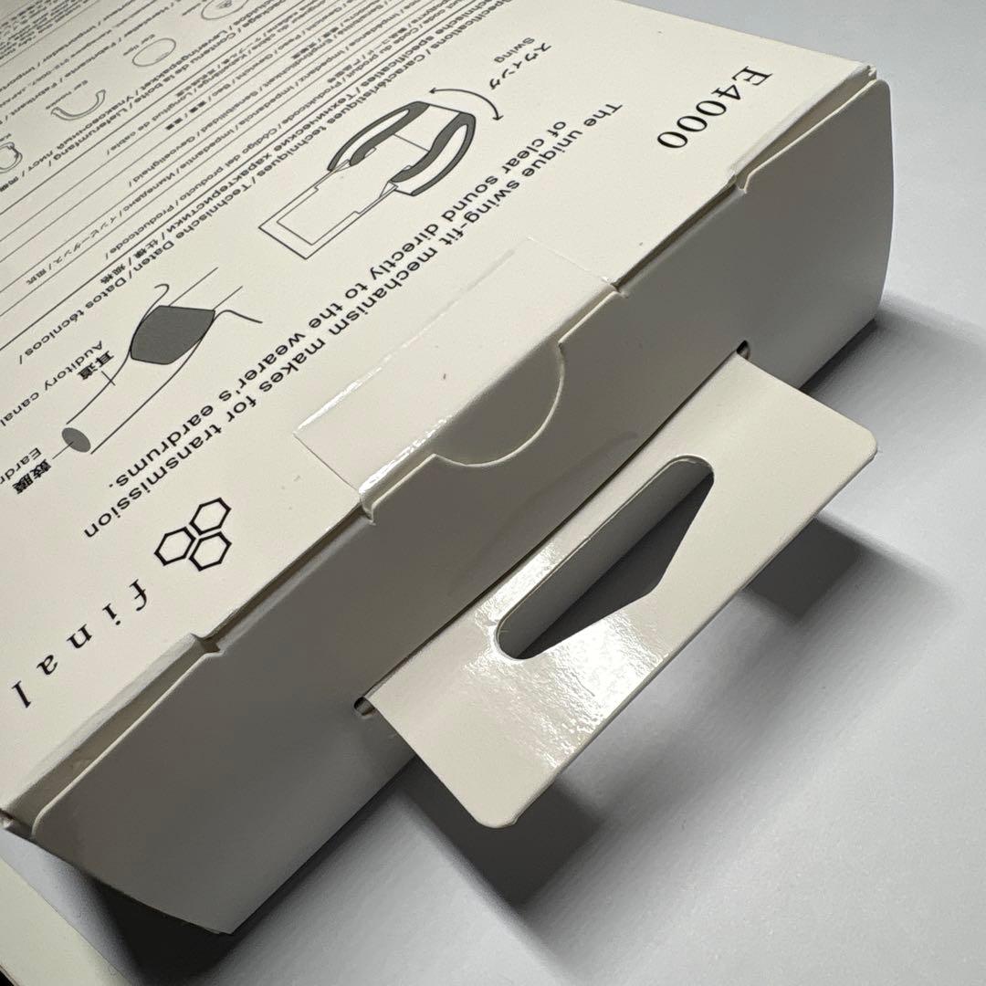 final E4000 ブラック 有線イヤホン