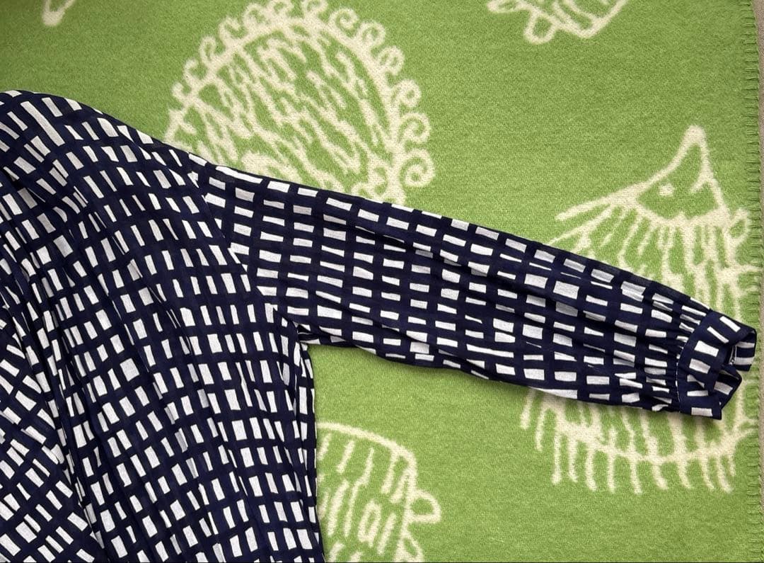 ミナペルホネン ソラチェック　ワンピース