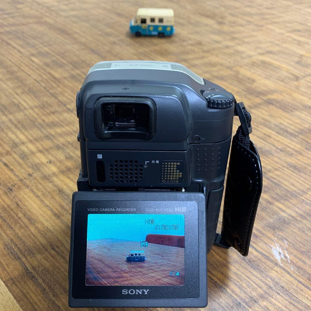 レア 希少 SONY ソニー 液晶Hi8/8ミリビデオカメラ・CCD-SC7