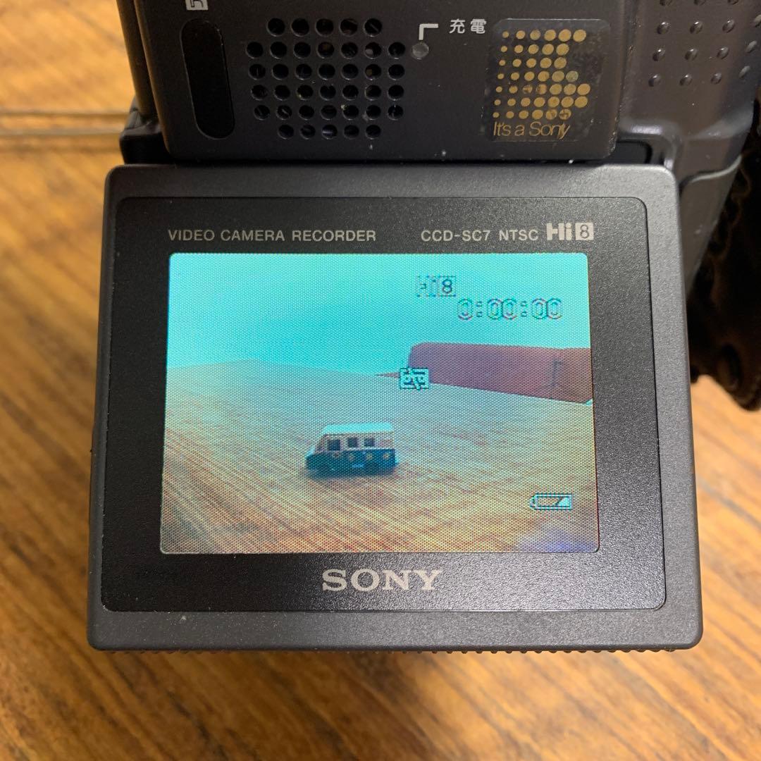 レア 希少 SONY ソニー 液晶Hi8/8ミリビデオカメラ・CCD-SC7
