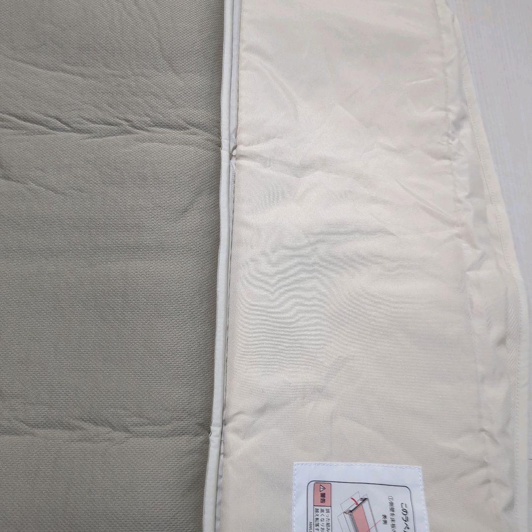 【美品】アップリカ ココネルエアープラスAB ベビーベッド　ホワイトベージュ