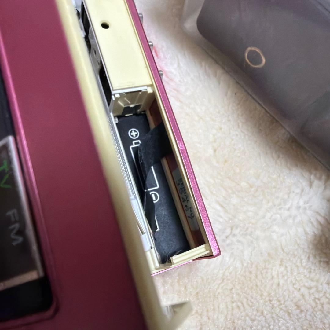 SONY カセットプレーヤー ピンク