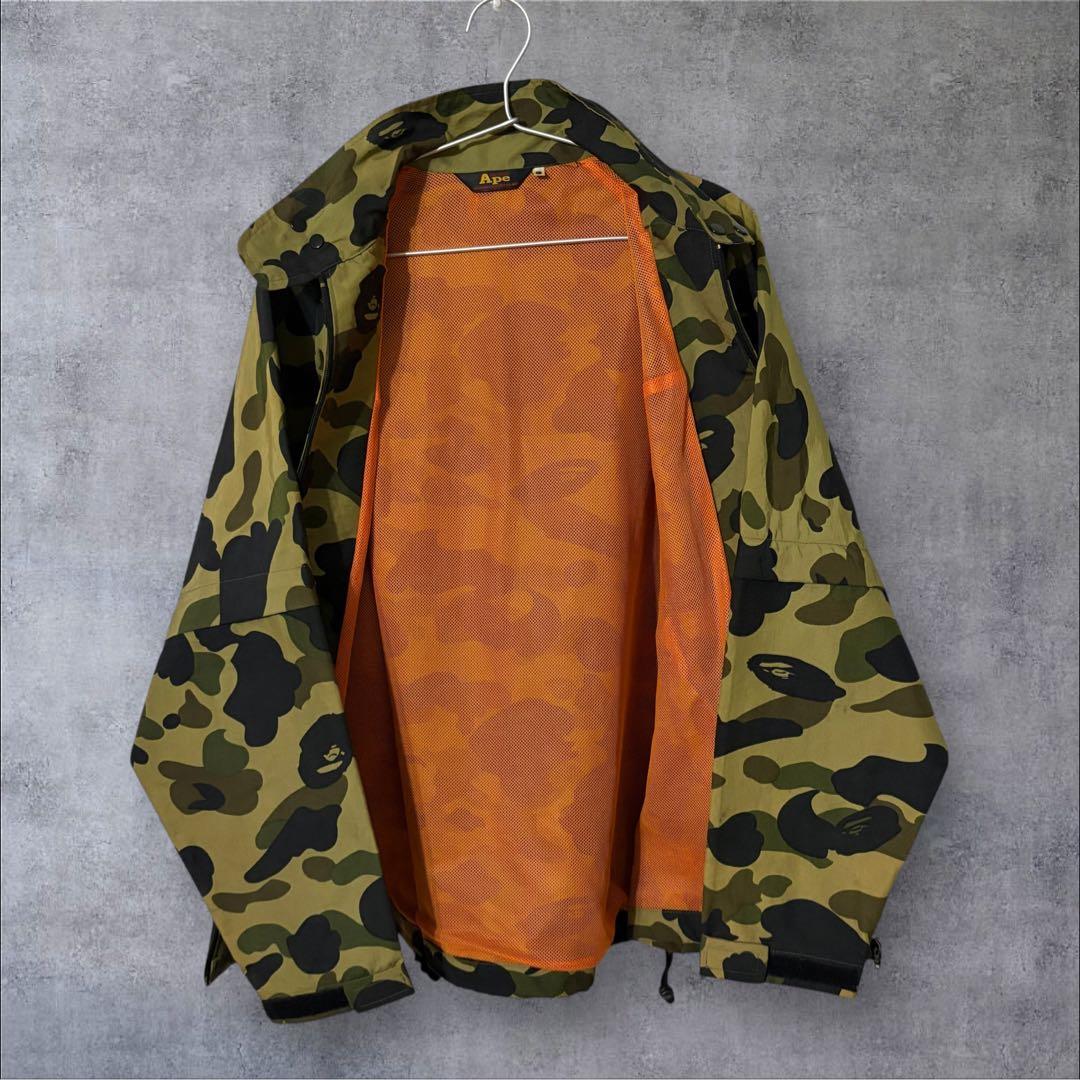 アベイシングエイプ 迷彩 ナイロンジャケット カモフラ 1stカモ XL 90s
