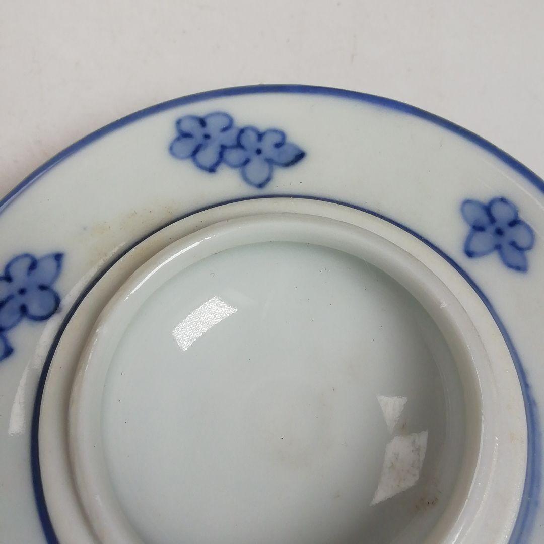 Ｔ９５８　香合　『染付　引臼』『高野昭阿弥 造』　共箱　茶道具