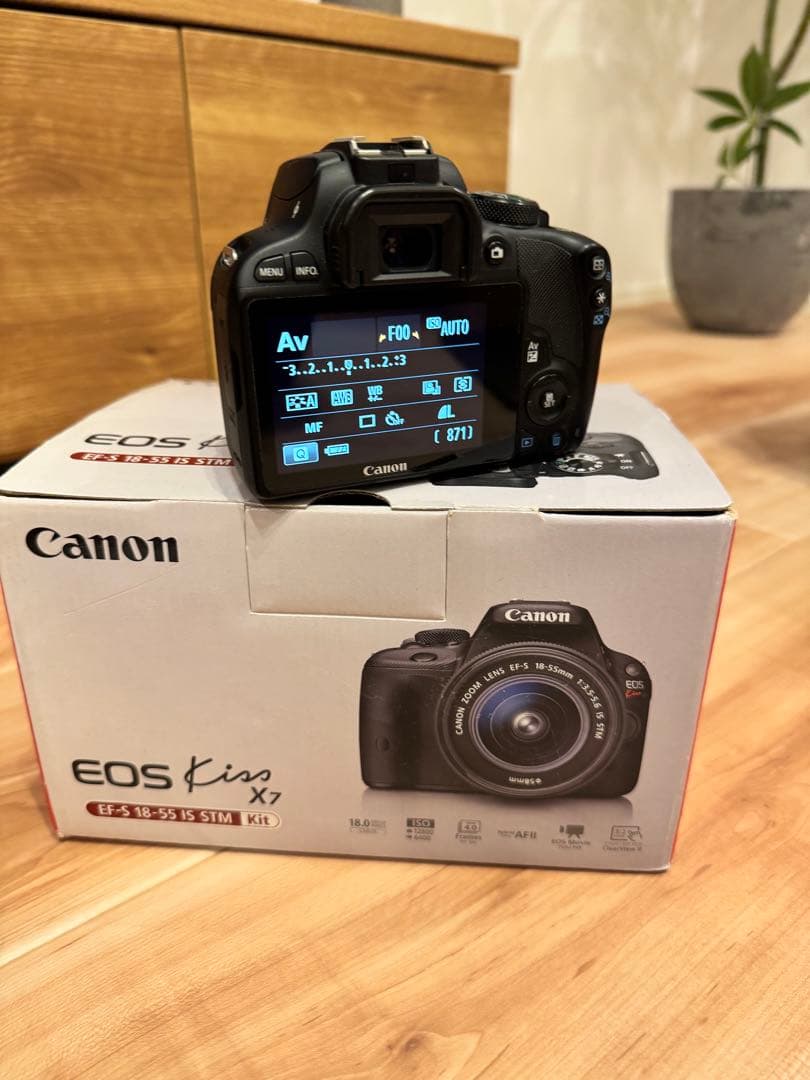 【おまけ多数】Canon EOS kiss x7 標準レンズ+単焦点レンズなど