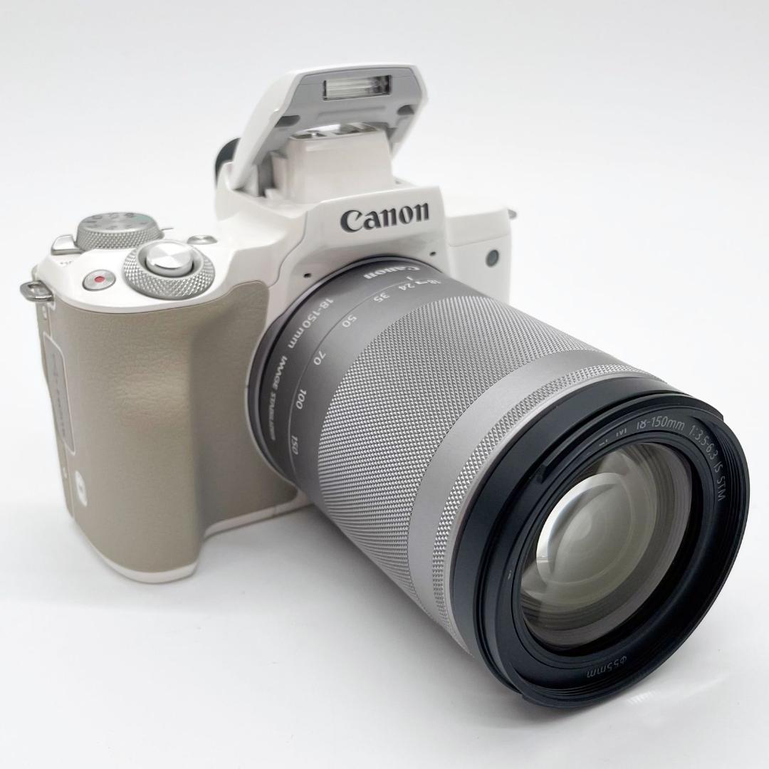 Canon EOS Kiss M ホワイト 18-150mmレンズキット