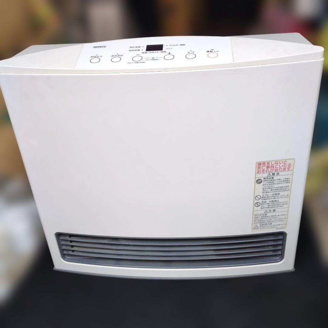 NORITZ ガスファンヒーター 温度設定機能付き GFH-4004S　都市ガス