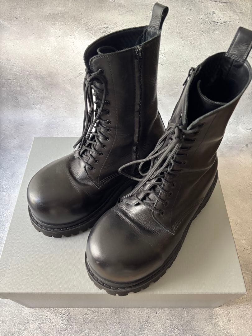 バレンシアガ BALENCIAGA　ストンパーレザーブーツ