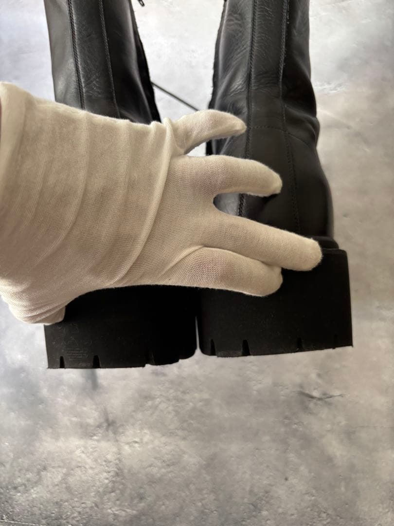 バレンシアガ BALENCIAGA　ストンパーレザーブーツ