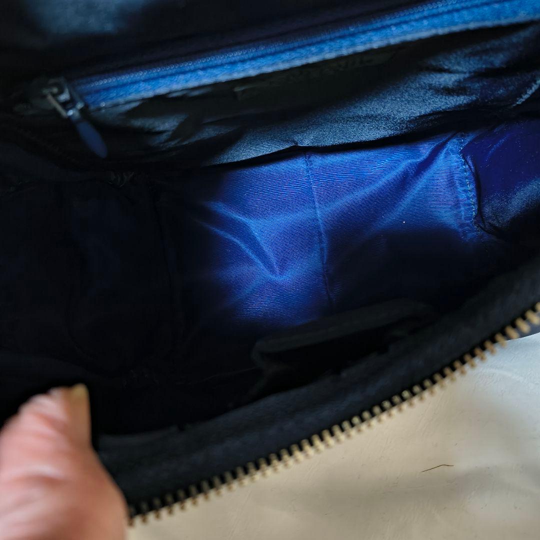 Jean Paul Gaultier ネイビー ハンドバッグ 玉虫色