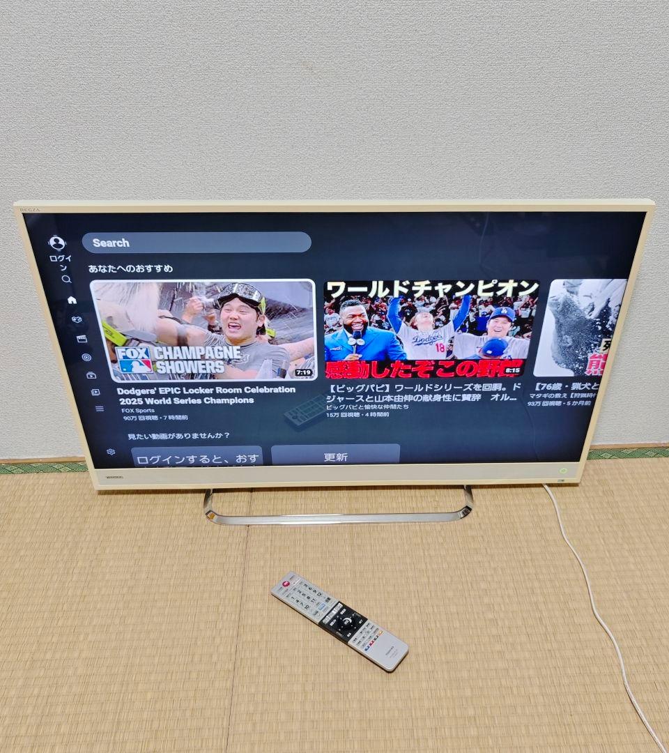 まちこ //////////4K東芝 40型 スマートテレビ✨映り超綺麗