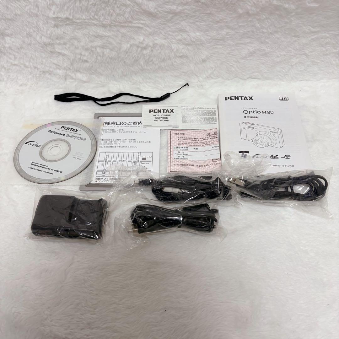 【極美品】PENTAX Optio H90 オレンジ シルバー