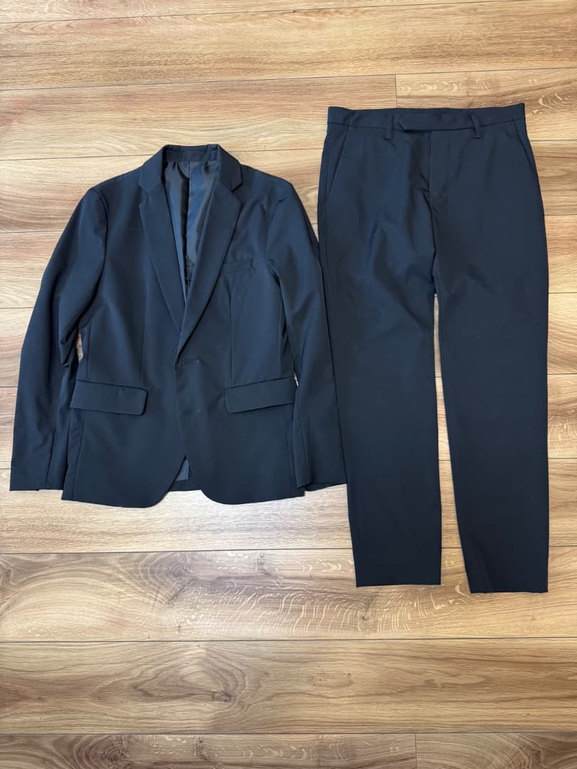 STUDIOUS セットアップ2セット(ブラック・バーガンディ)