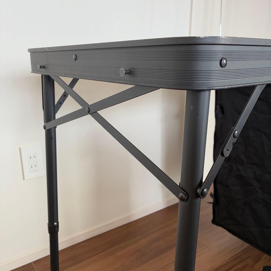 DOD クッキングキング オールインワンキッチン　アウトドアテーブル　ブラック