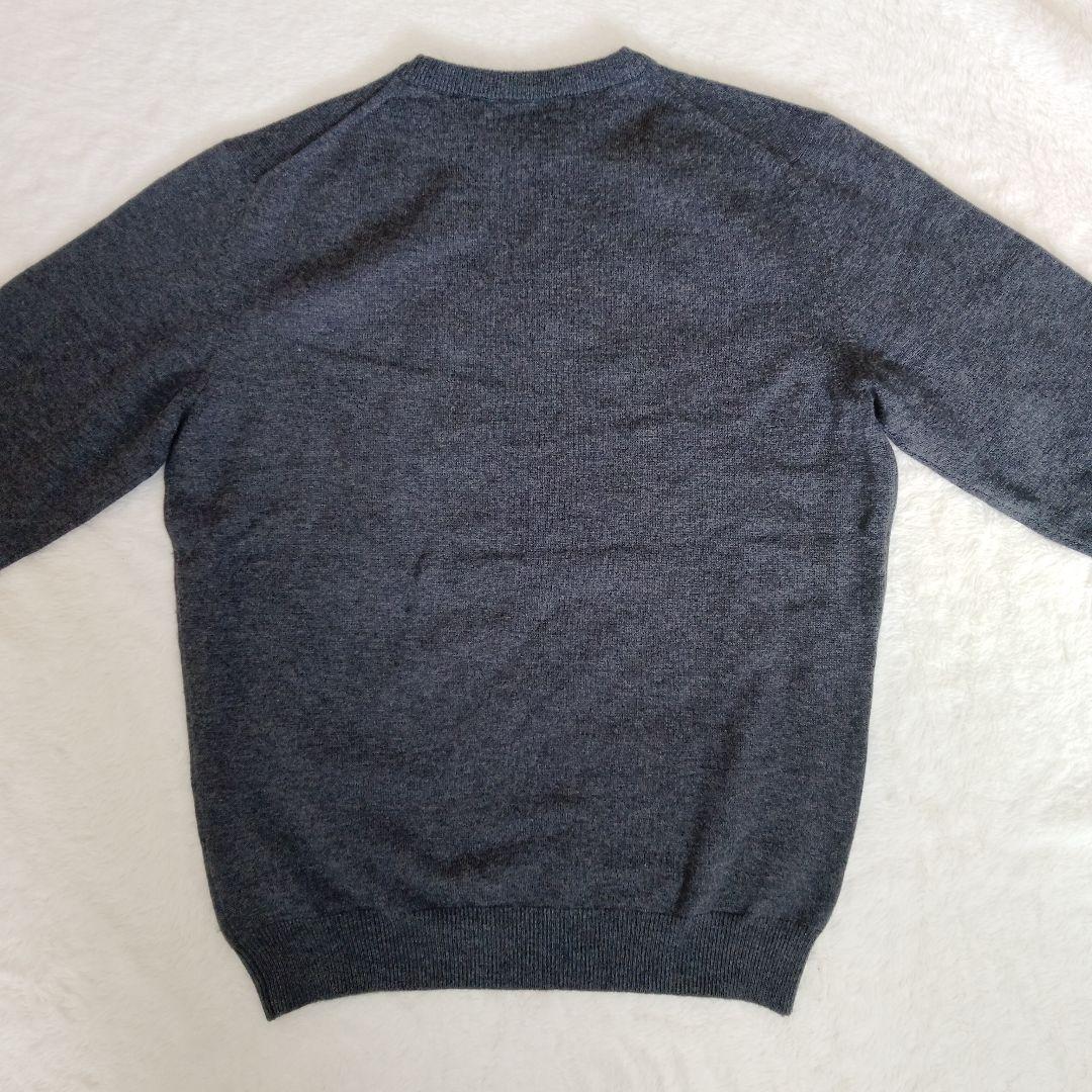 ETRO エトロ　ウールニット　水彩画模様　総柄　イタリア製　グレー　L