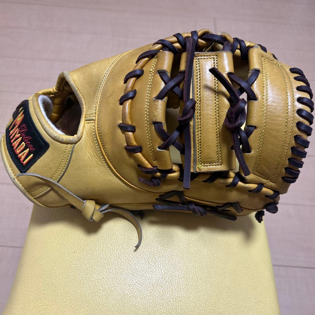 Miyadai 硬式野球グローブ イエローファーストミット