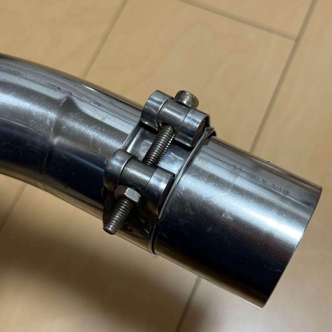 WR'S EX+デルケビック カーボンマフラー サイレンサー ZR250B