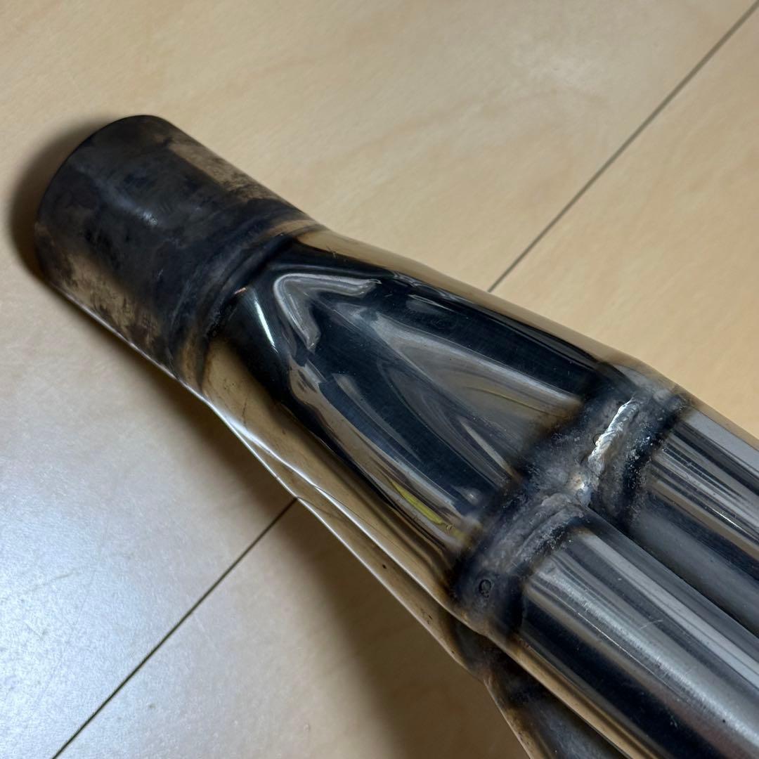 WR'S EX+デルケビック カーボンマフラー サイレンサー ZR250B