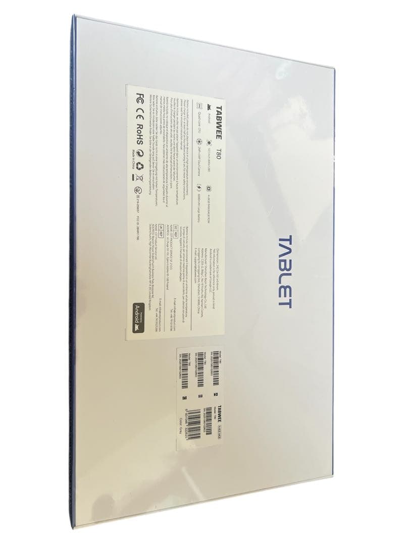 Android 15 タブレット T80 12GB+64GB+2TB 薄型軽量