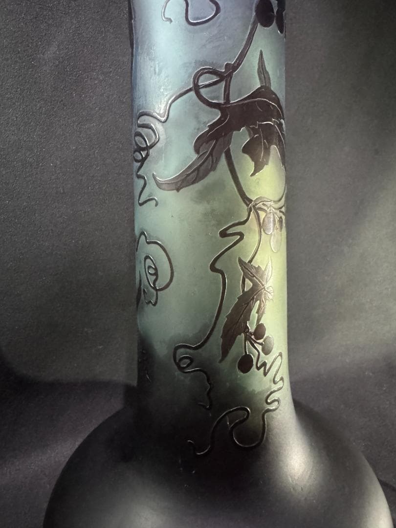 エミール・ガレ Émile Gallé『トケイソウ』花瓶