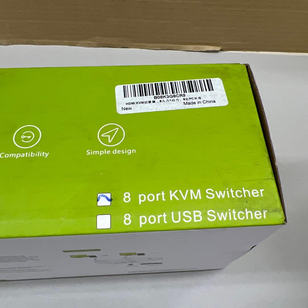 511123 AIMOS HDMI KVM切替器 8入力1出力