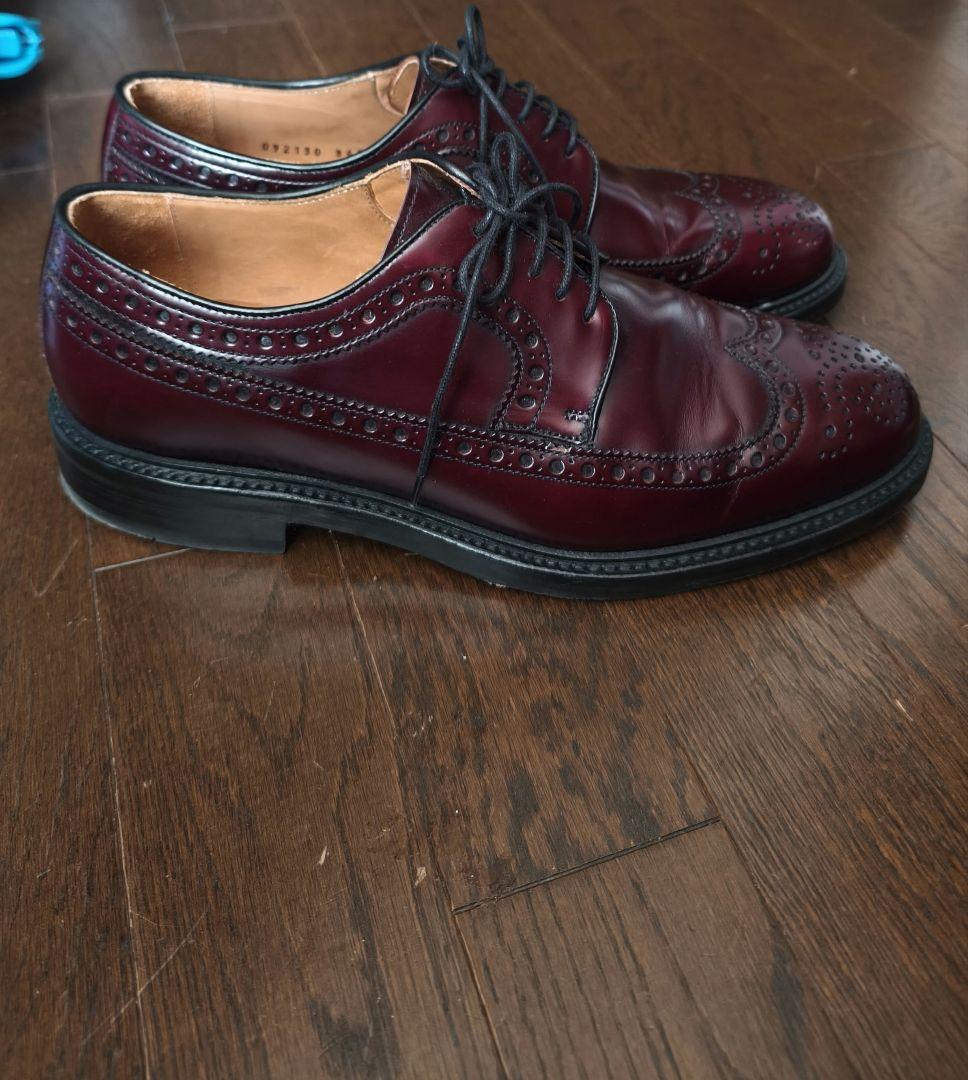 Berwick 1707 ウイングチップ　バーガンディ　UK8