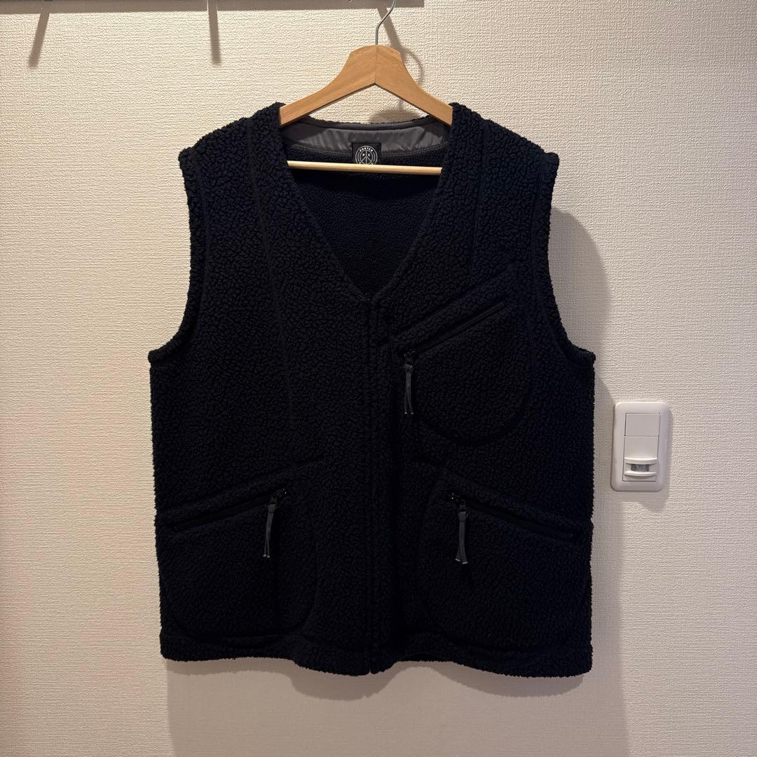 トップス PORTER CLASSIC FLEECE ZIP VEST size:3